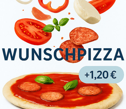 Spezialprodukt Wunschpizza