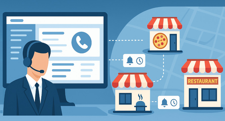 Grafisches Diagramm der Funktionsweise von Call-Control